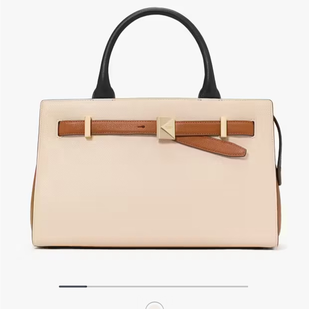 Kate Spade Cream and Tan Satchel